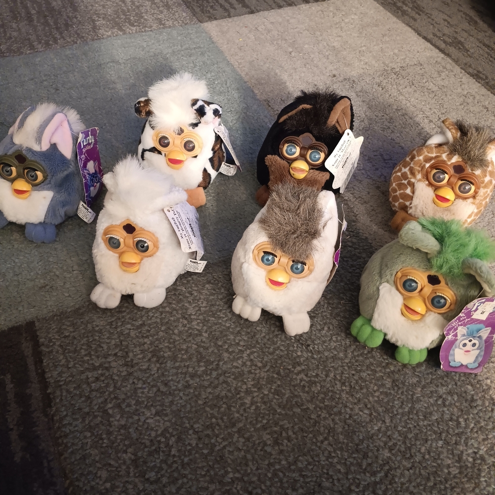 Furby Plush Toy Set Vintage 1999